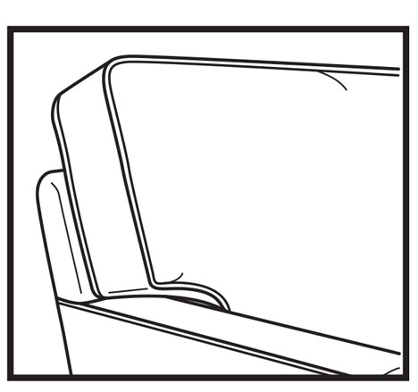 3: Box Cushion Attached