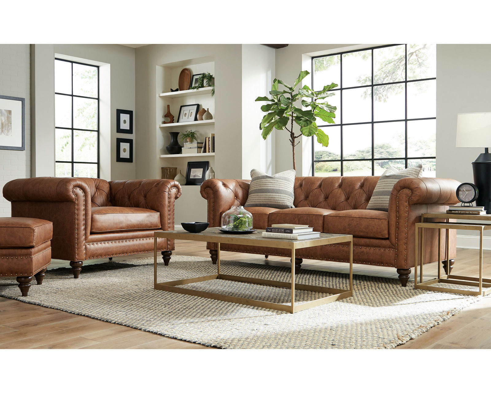 Chesterfield L7431 Leather Sofa (+40 leathers) 88" and 99" - Chesterfield L7431 Leather Sofa (+40 leathers) 88" and 99"