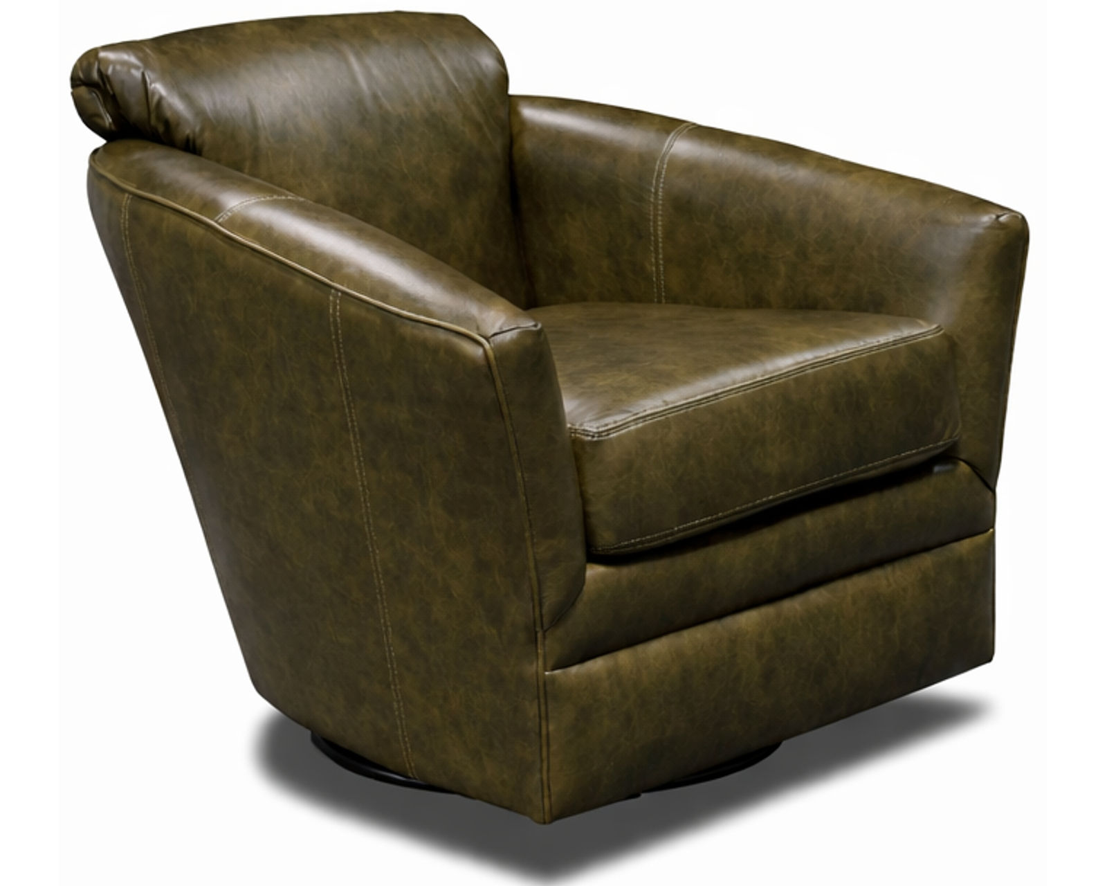 Lyra L100 Leather Swivel Glider 29 Top-Grain Leather Choices - 	Lyra Leather Swivel Glider