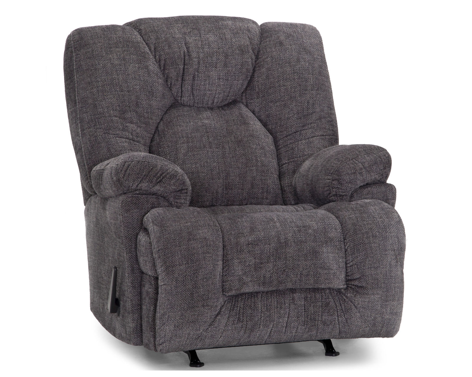 CEO Rocker Recliner (+3 colors) - Shown in Fabric: Steele