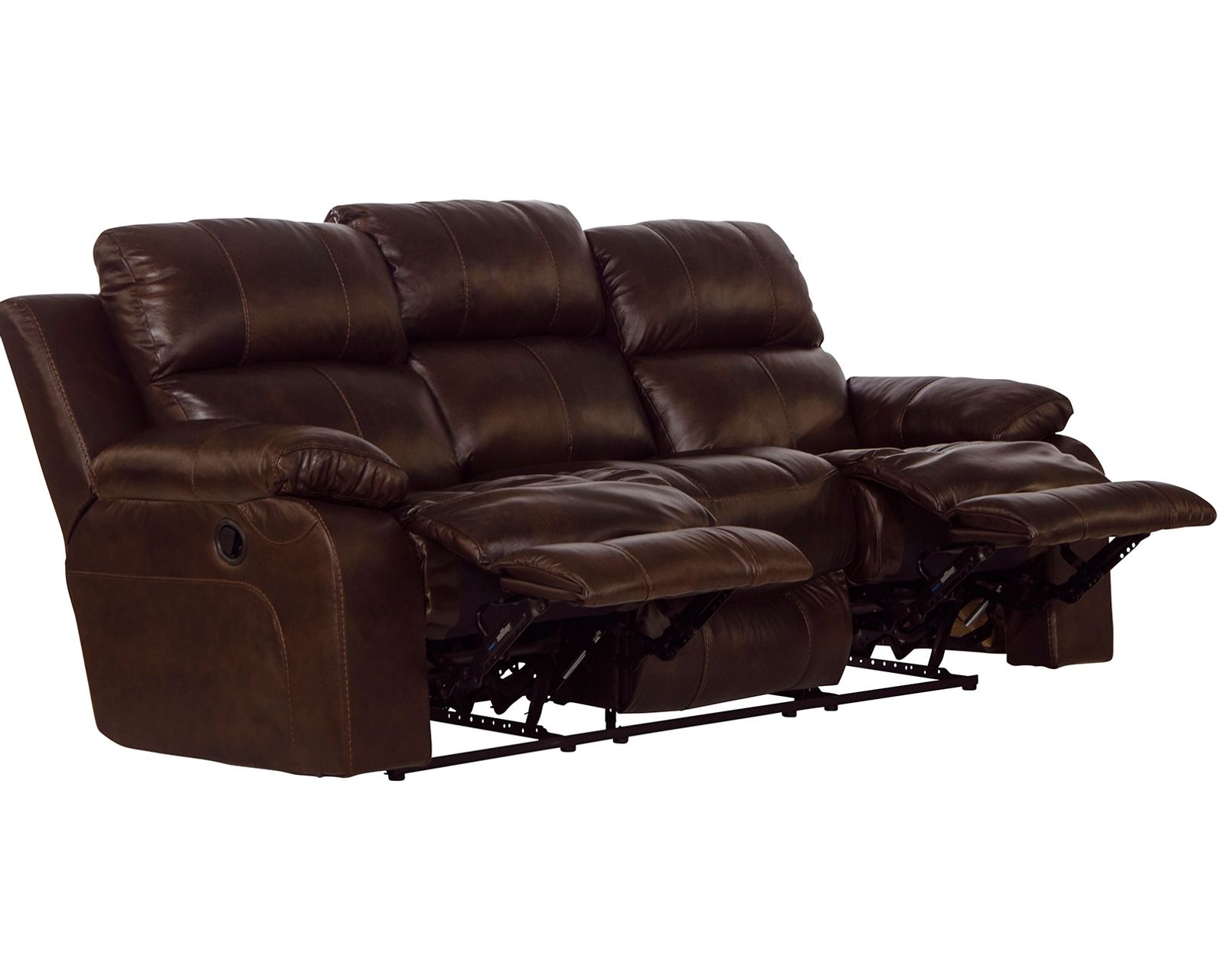 Positano Italian Leather 90" Double Reclining Sofa Italian Leather Luxury with European-Inspired Comfort - Comfort Built for the Whole Family.