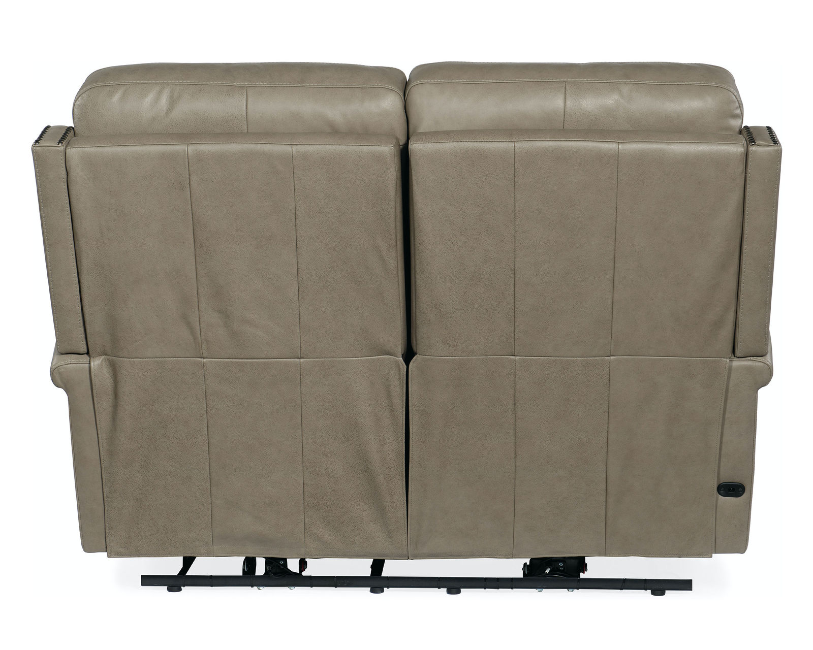 Vaughn Zero Gravity Loveseat with Power Headrest (Stone) Zero Gravity - In stock - Top grain leather called Shattered Stone