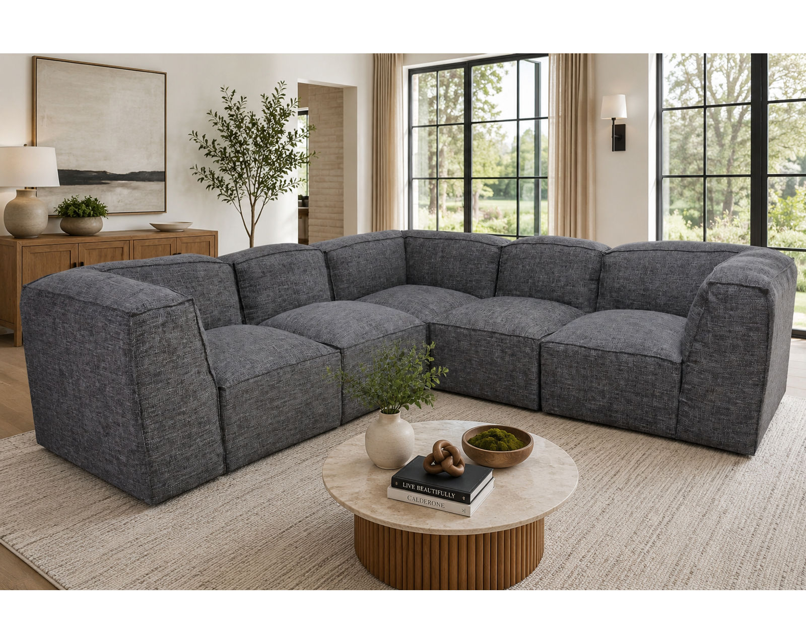 Freestyle 895 Modular Sectional (Three Simple Pieces. Nearly Endless Possibilities) - From Furniture to Finishing Touches—Franklin Brings It Together.