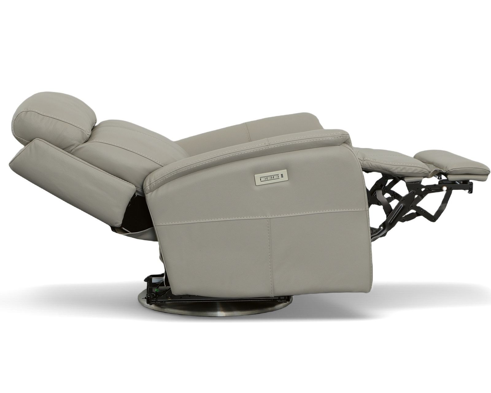 View 1524 Triple Reclining Sofa (050-01) +3 colors - In stock - Triple Power control independently controls the headrests, lumbar, and recline for a personalized sit