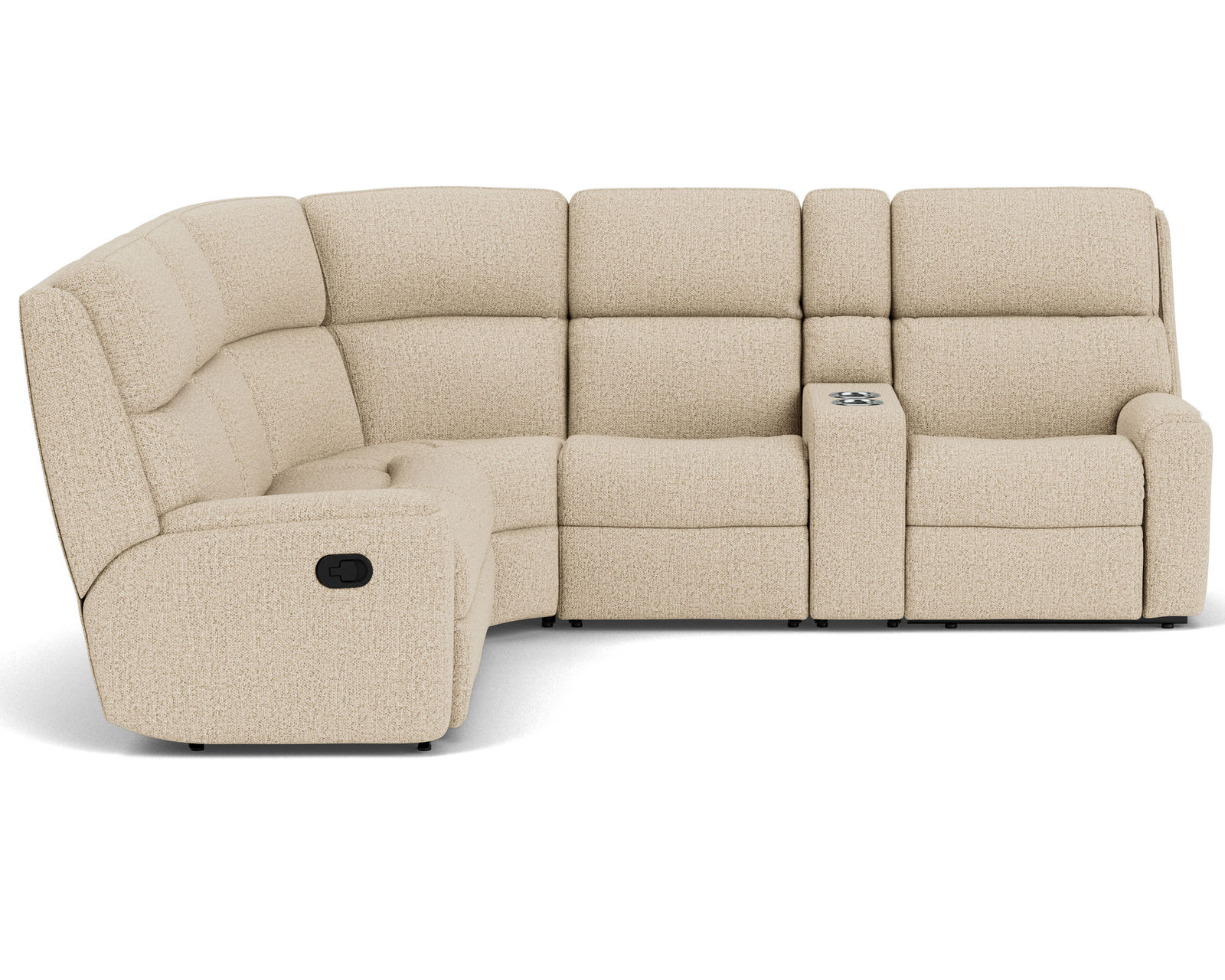 Rio Reclining Sectional (Colors Available) - Sectional Layout B