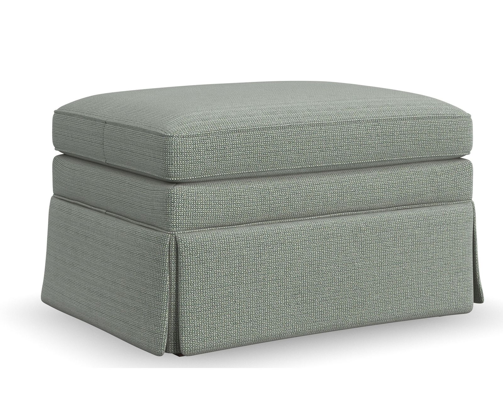 Eleanora 85" or 98" Skirted Sofa (+90 fabrics) 7572 - Eleanora 23" x 30" Skirted Ottoman