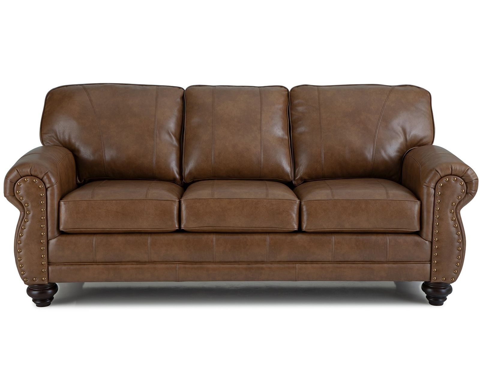 Noble Leather Sofa (+3 leathers) 83"