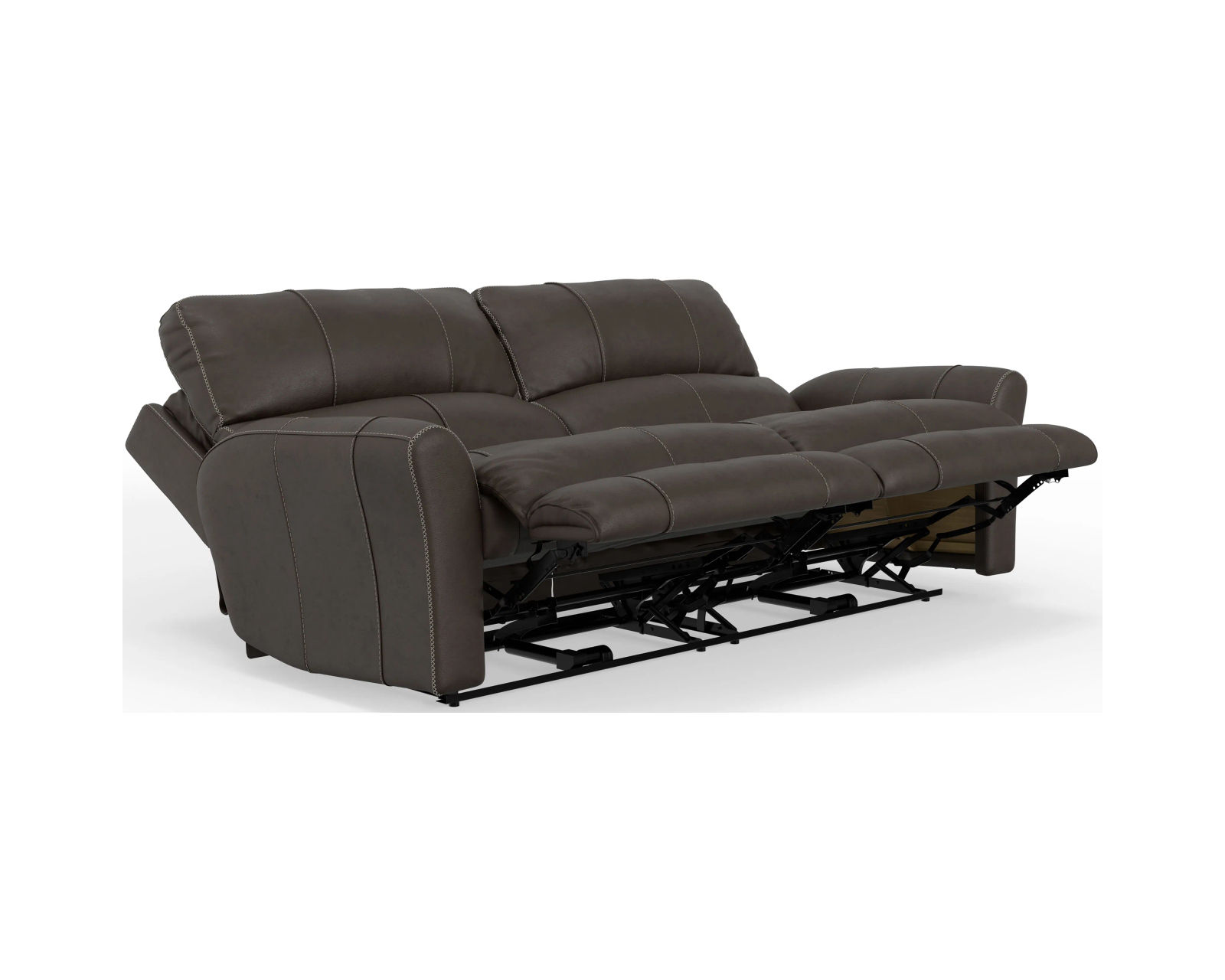 Fredda 82" Power Headrest Power Reclining Leather Sofa Lay-Flat Relaxation, Zero Gravity Comfort & Premium Italian Leather - two colors - Deep Comfort. Lasting Support.