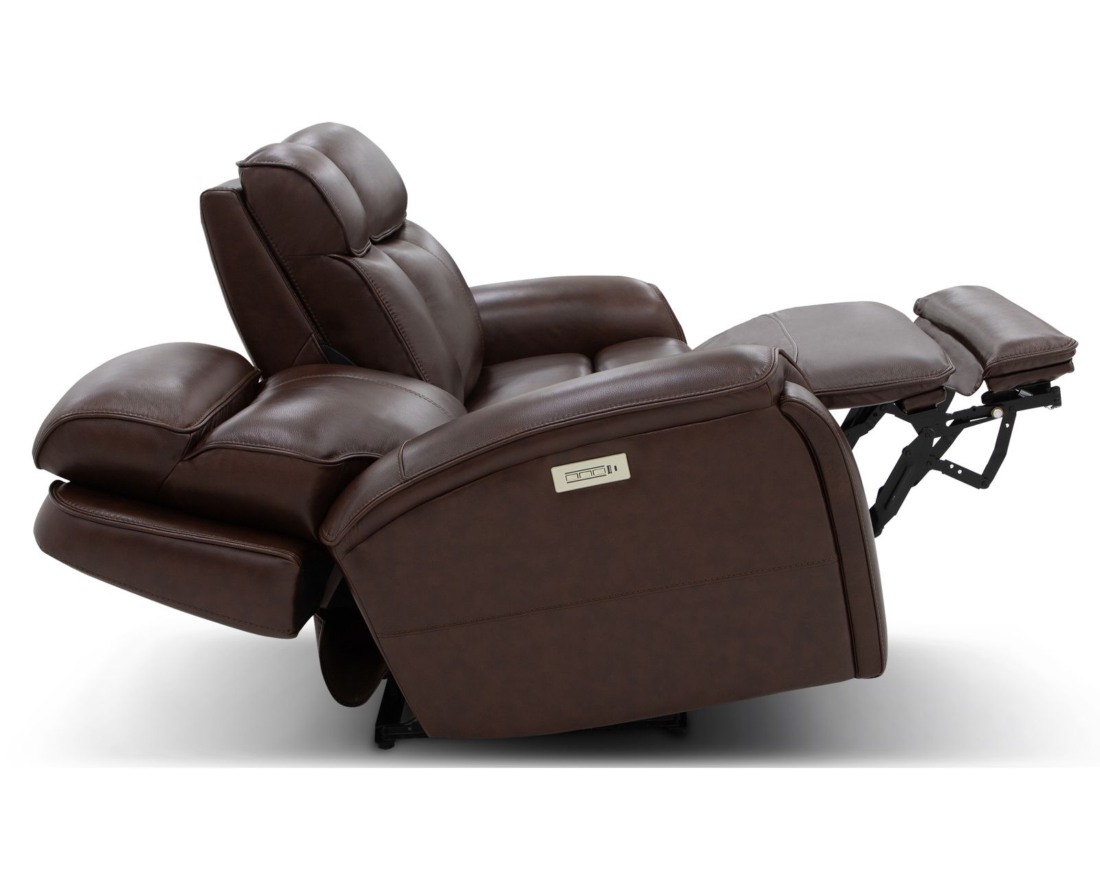 Walker 1580-70 Triple Power Leather 78" Reclining Console Loveseat (2 colors) - Engineered for Everyday Living.