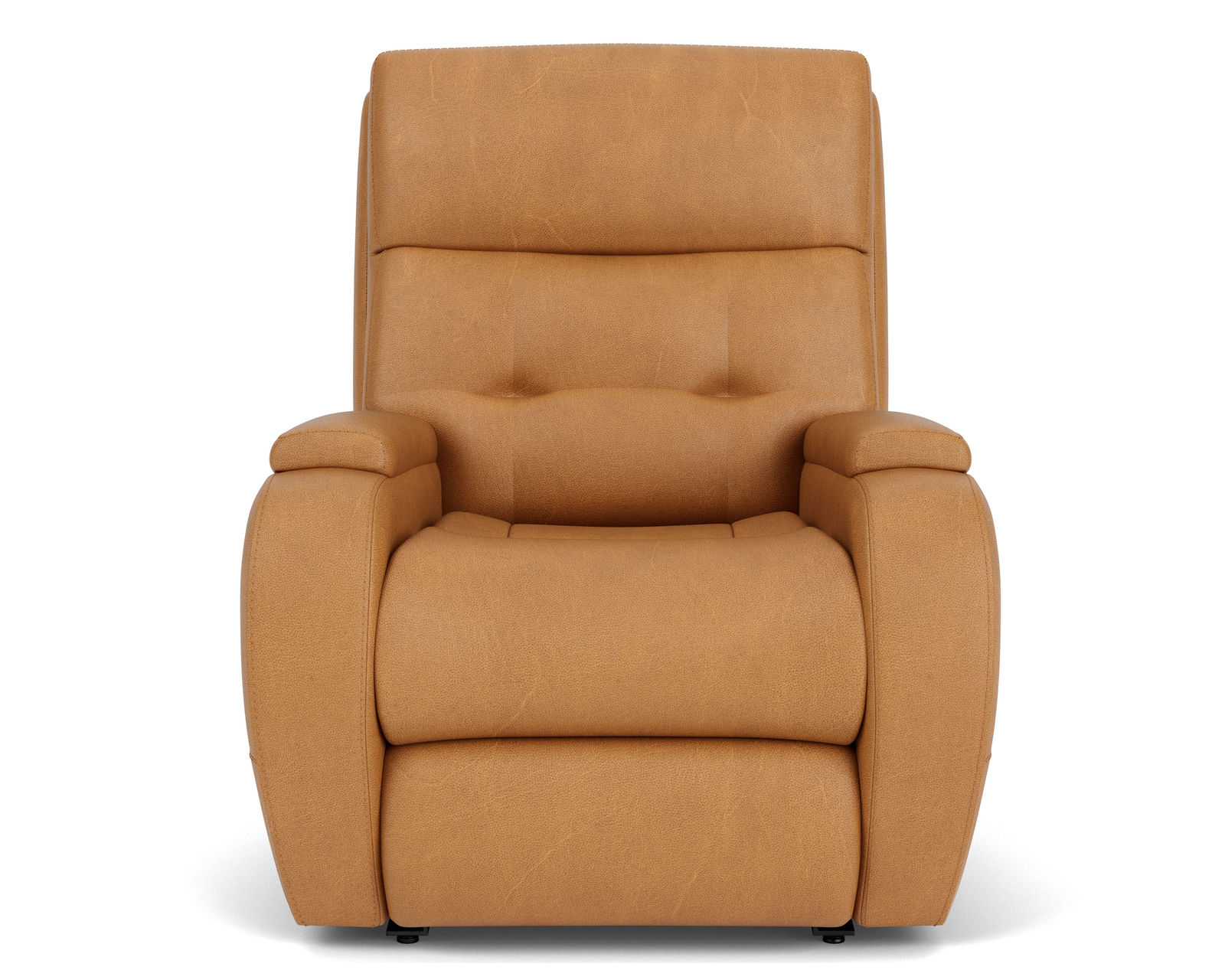Strait Zero Gravity Leather Power Reclining Sofa with Power Headrests (Colors Available) - Contoured seat provides hours of supportive comfort