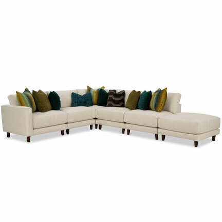 Layout K: Six Piece Sectional 115" x 109"