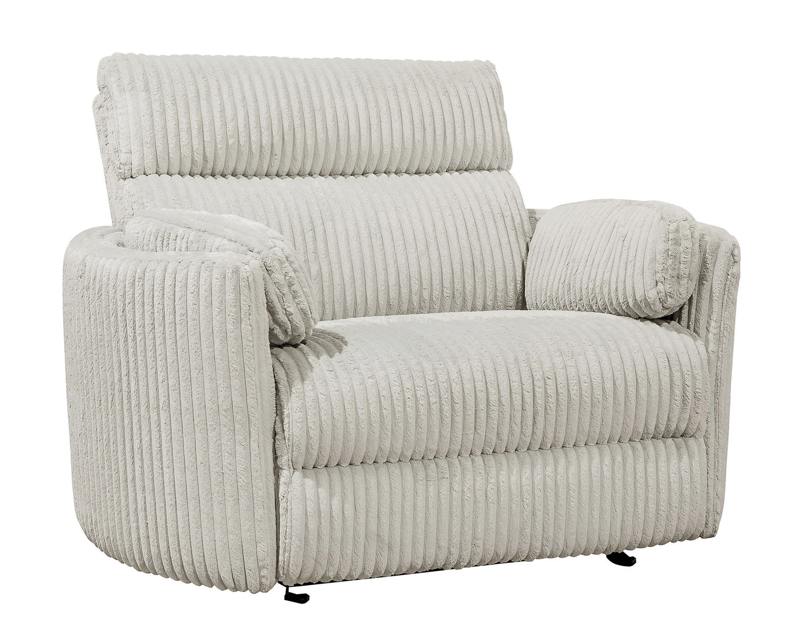 Radius 88" Power Gliding Reclining Sofa Ivory (In stock - Fast shipping) - Radius XL Ivory Power Glider Recliner