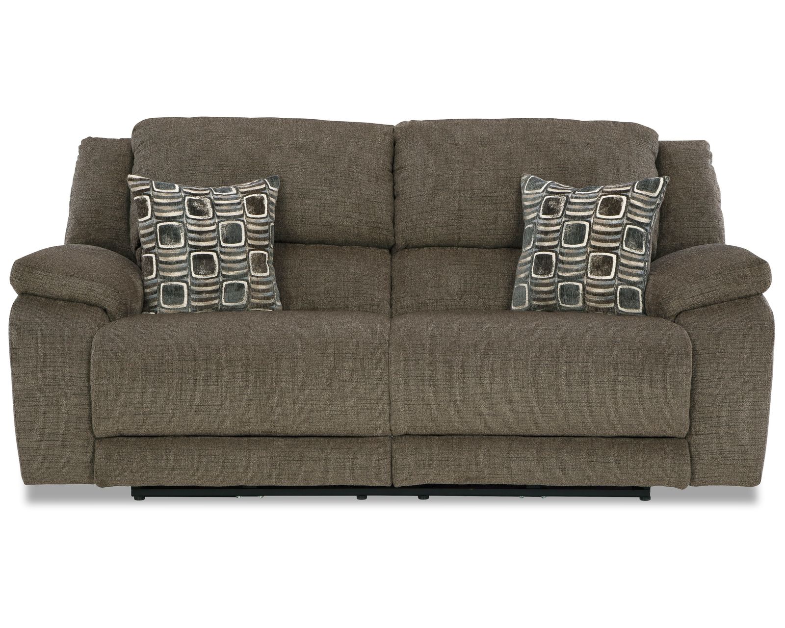 Michael 84" Power Reclining Console Loveseat (In stock) - Michael 87" Triple Power Reclining Sofa w/ Pillows