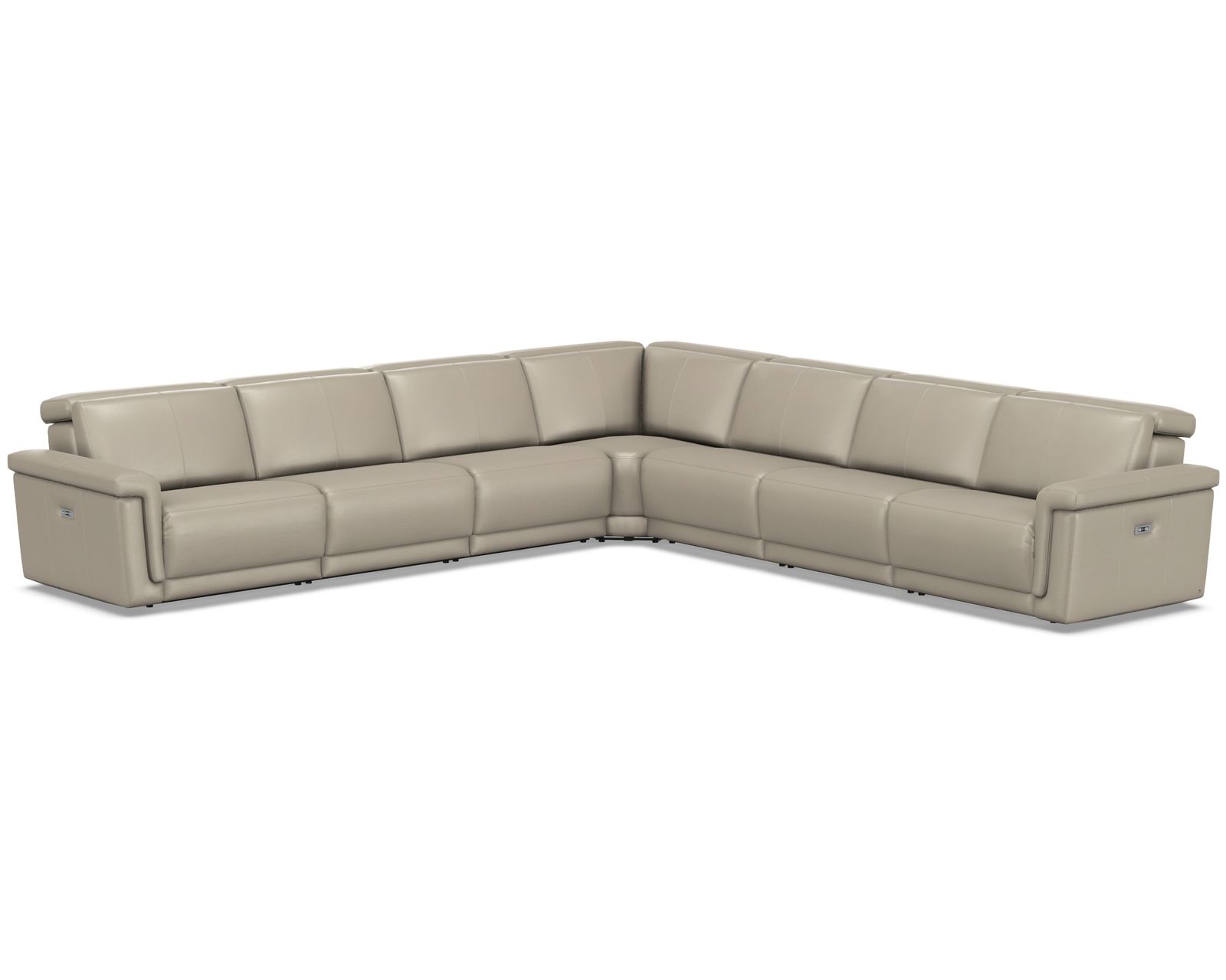 Nevin 3005 Power Headrest Power Reclining Sectional (standard and wide width) +140 leathers