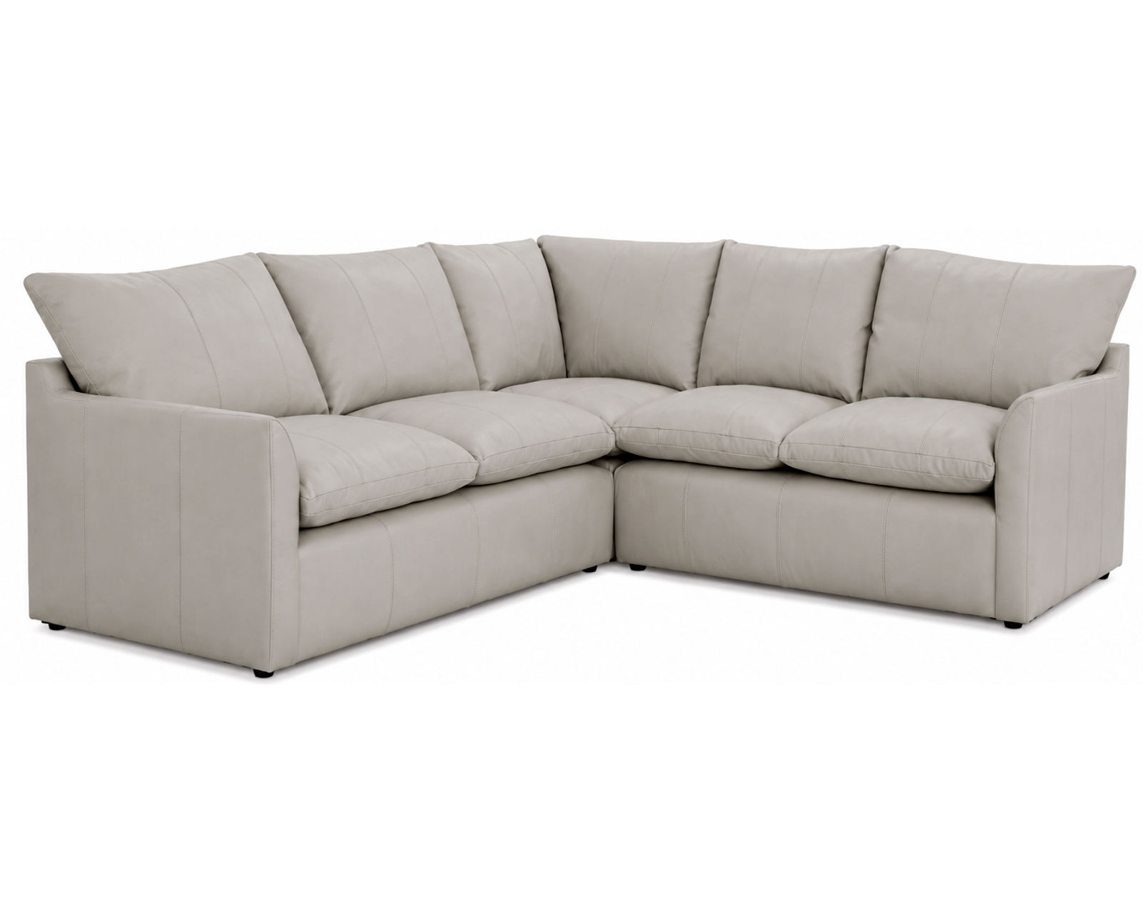 Ciampino Top Grain Modular Leather Sectional (exceptional comfort)
