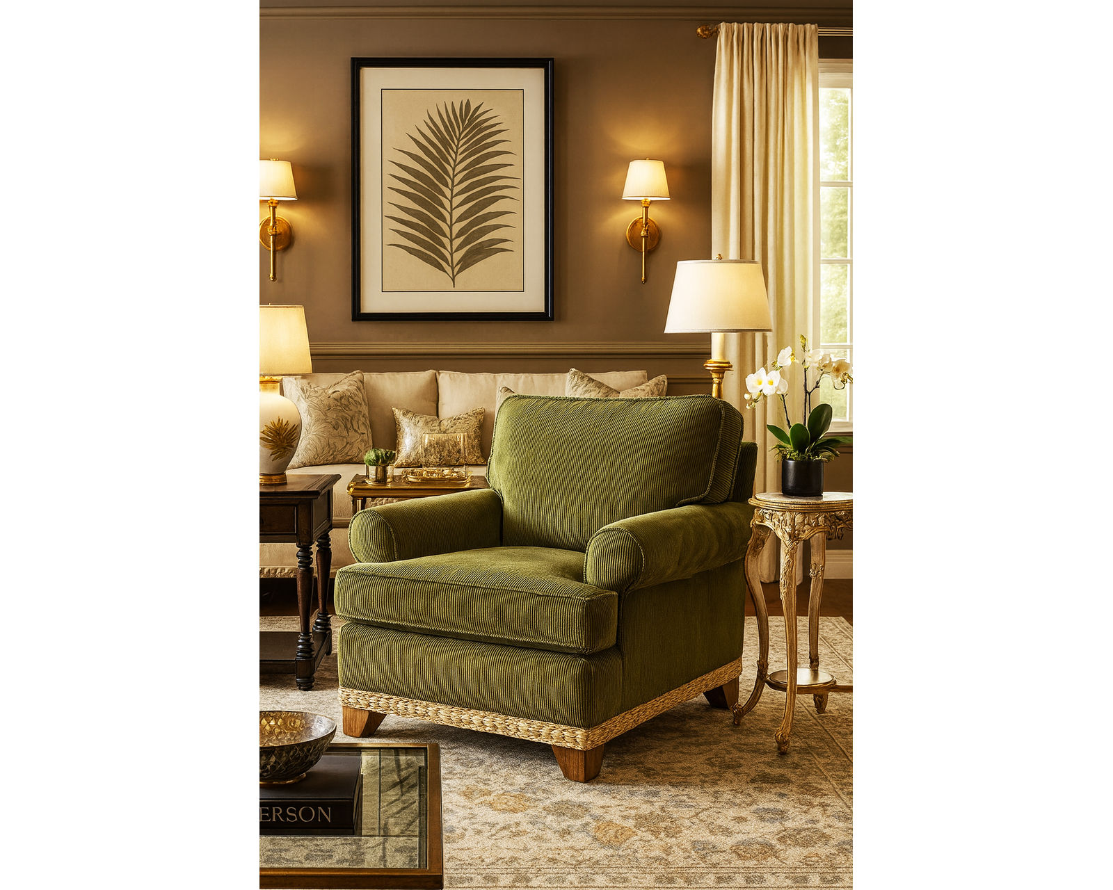 Fairwind 90" Sofa (+69 fabrics) - Fairwind Rattan Chair