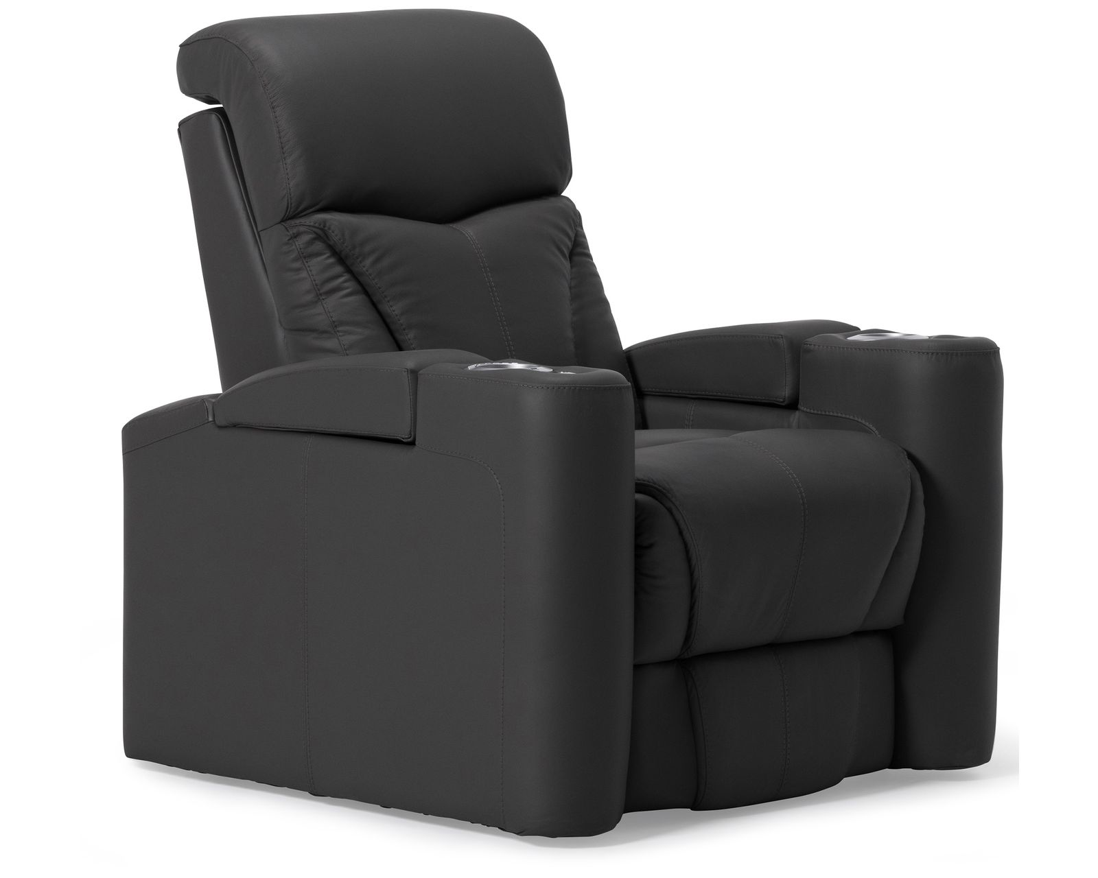 Vivid 41095 Triple Power Home Theater Sectional (+200 colors) - Layout A: Home Theater Recliner 38" Wide