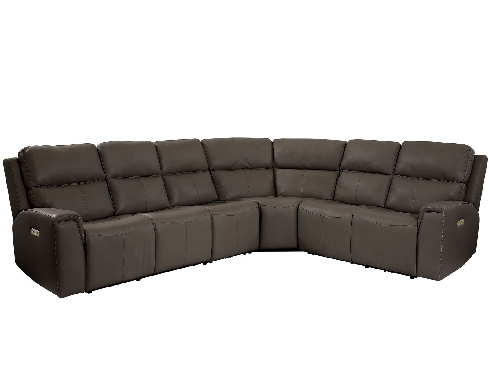 Jarvis Leather Power Reclining Sectional with Power Headrest (009-70) ZERO GRAVITY - In stock