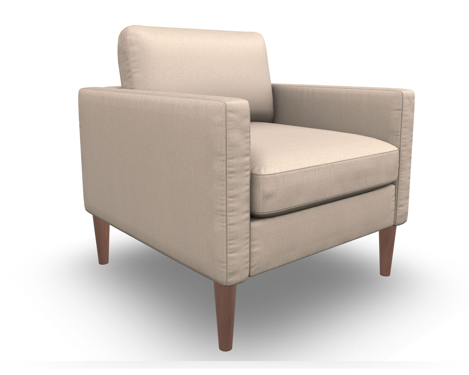 Trafton S10 Sofa (+139 fabrics) - Trafton Chair in Linen Performance Fabric