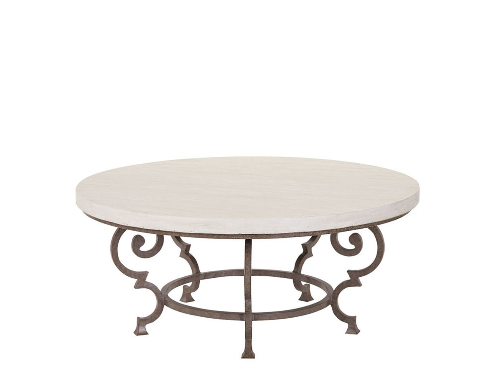 Hemingway Chesterfield Livingroom (Made to order fabrics) - Hemingway Florentine Round Cocktail Table