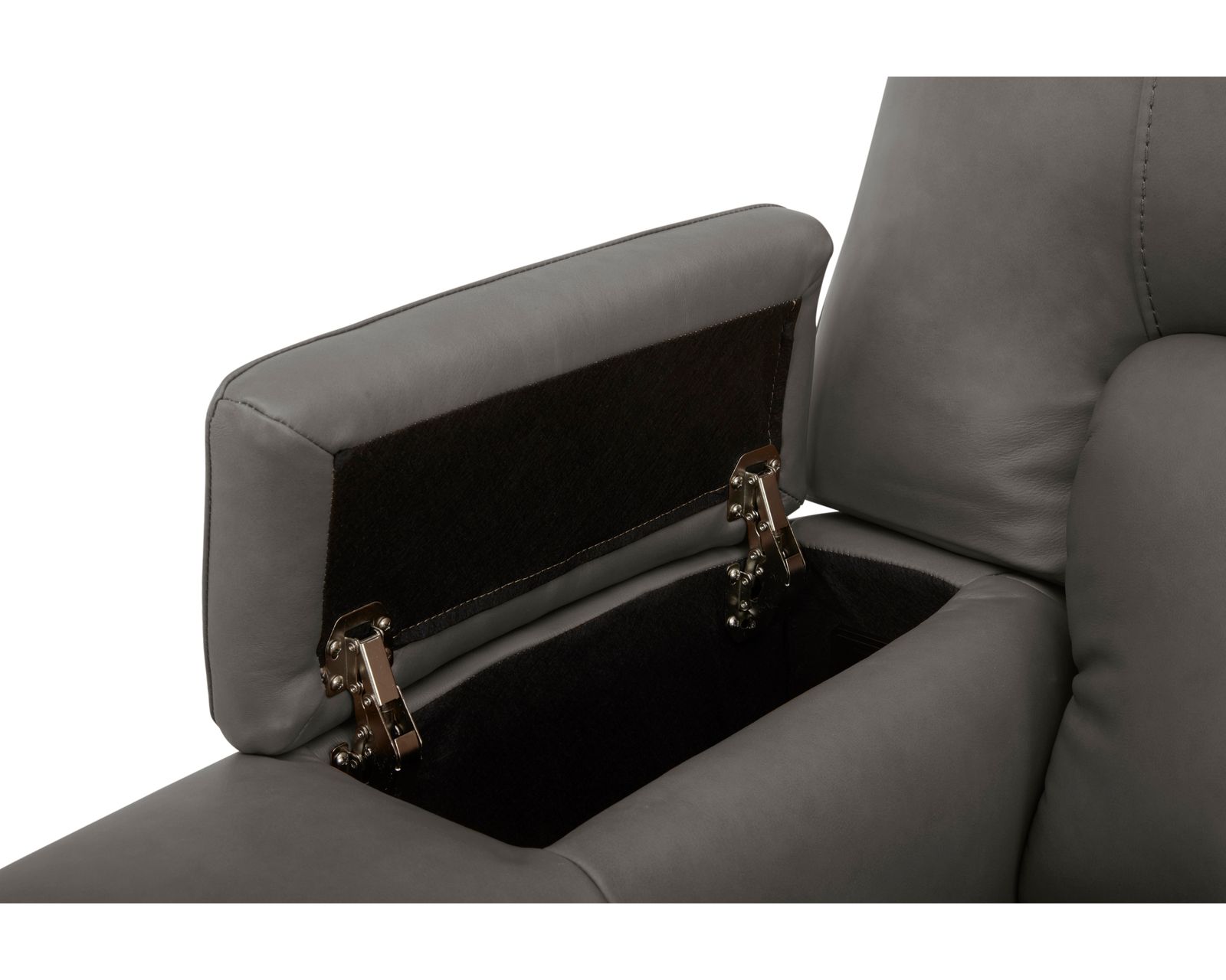 Hudson 463 - Triple Power Zero Gravity Reclining Sofa with Powered Drop Down Table (91") +2 leathers - IN STOCK - • In Arm Storage with USB and USB-C Charging