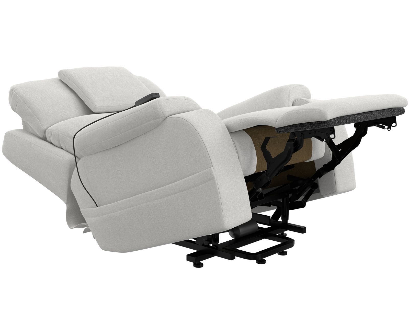 Snoozer Dual Power Lift Power Headrest Lay Flat Recliner with CR3 Heat & Massage + Zero Gravity (3 colors) - Your Comfort. Your Independence.