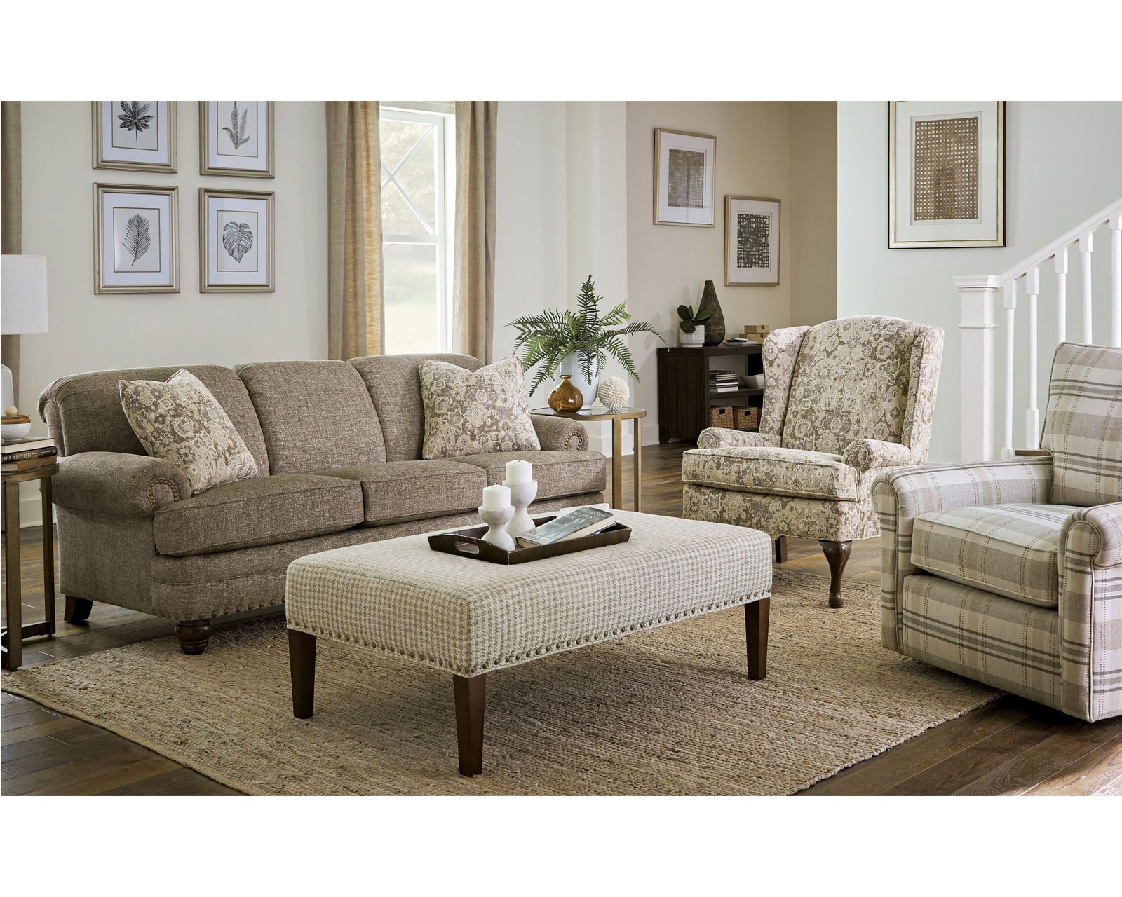 Theodore 88" Stationary Sofa (Performance fabrics) 728150 - Buy the sofa or enjoy the entire room