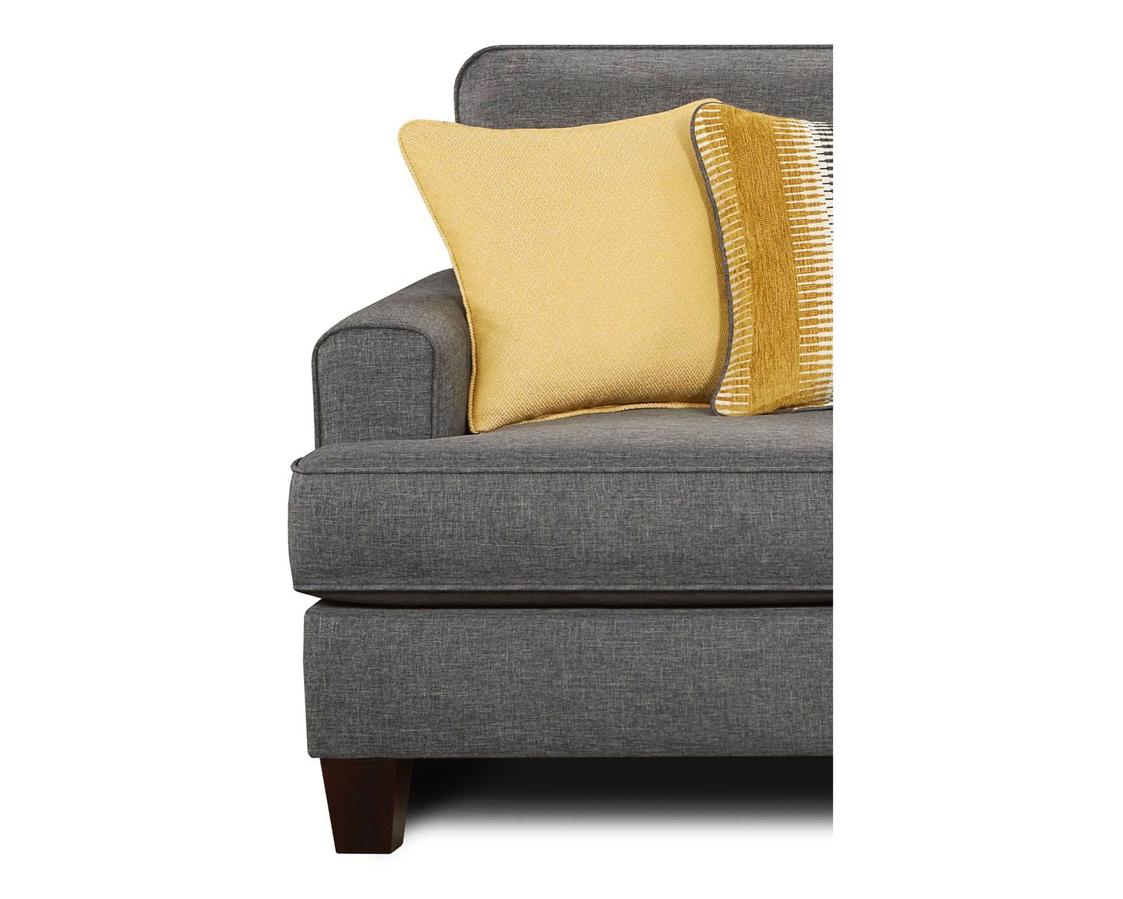 Maxwell Gray 85" Sofa (Includes Pillows)
