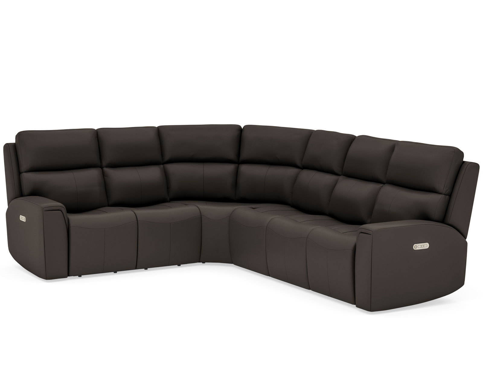 Jarvis Leather Power Reclining Sectional with Power Headrest (009-70) ZERO GRAVITY - In stock