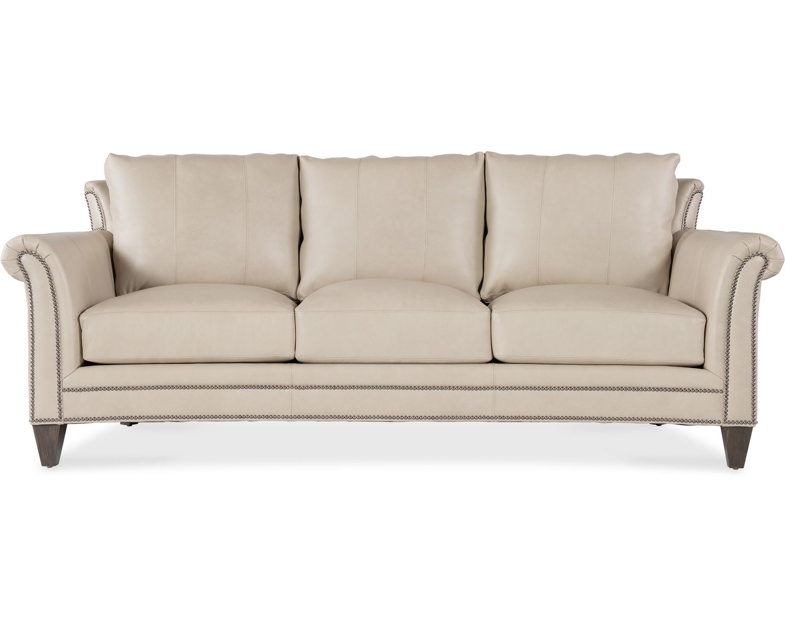 Bradington Young Richardson 866 Sofa (12 leathers) 8-Way Hand Tie