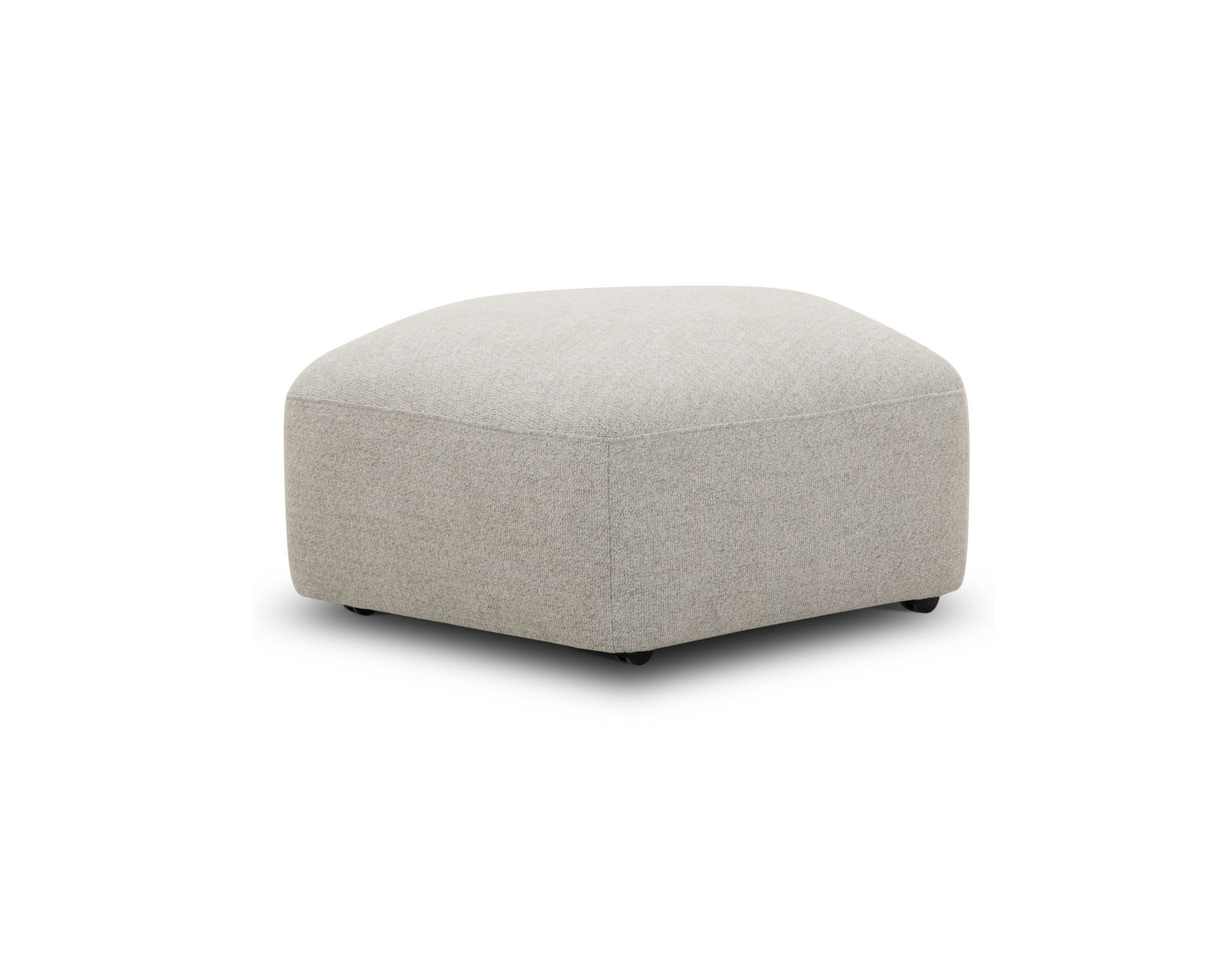 Playful 5 Piece Stationary Sectional (On Sale) In stock - Fast shipping - Playful Ottoman with Caster