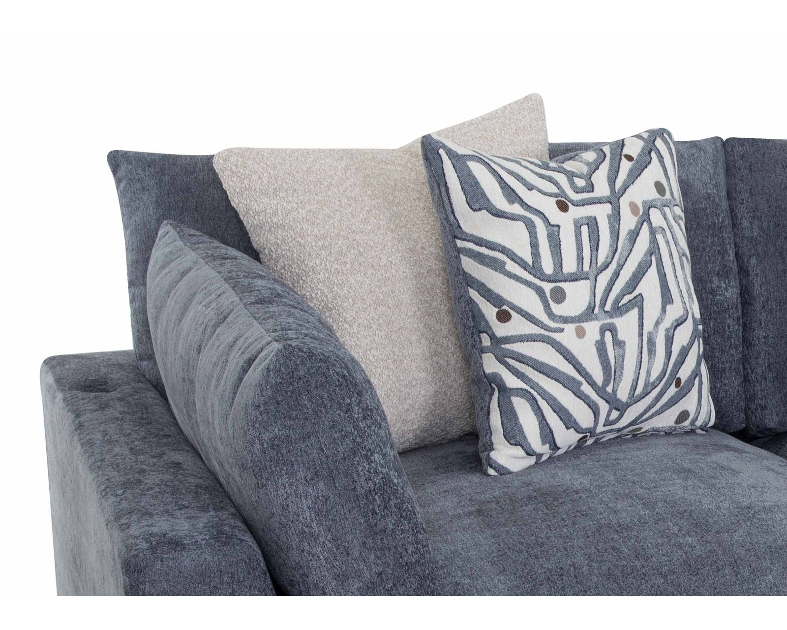 Julian 965 Modular EXTRA Deep Seating Sectional (So Deep, It’s Almost a Bed) - Includes All Decorator Pillows