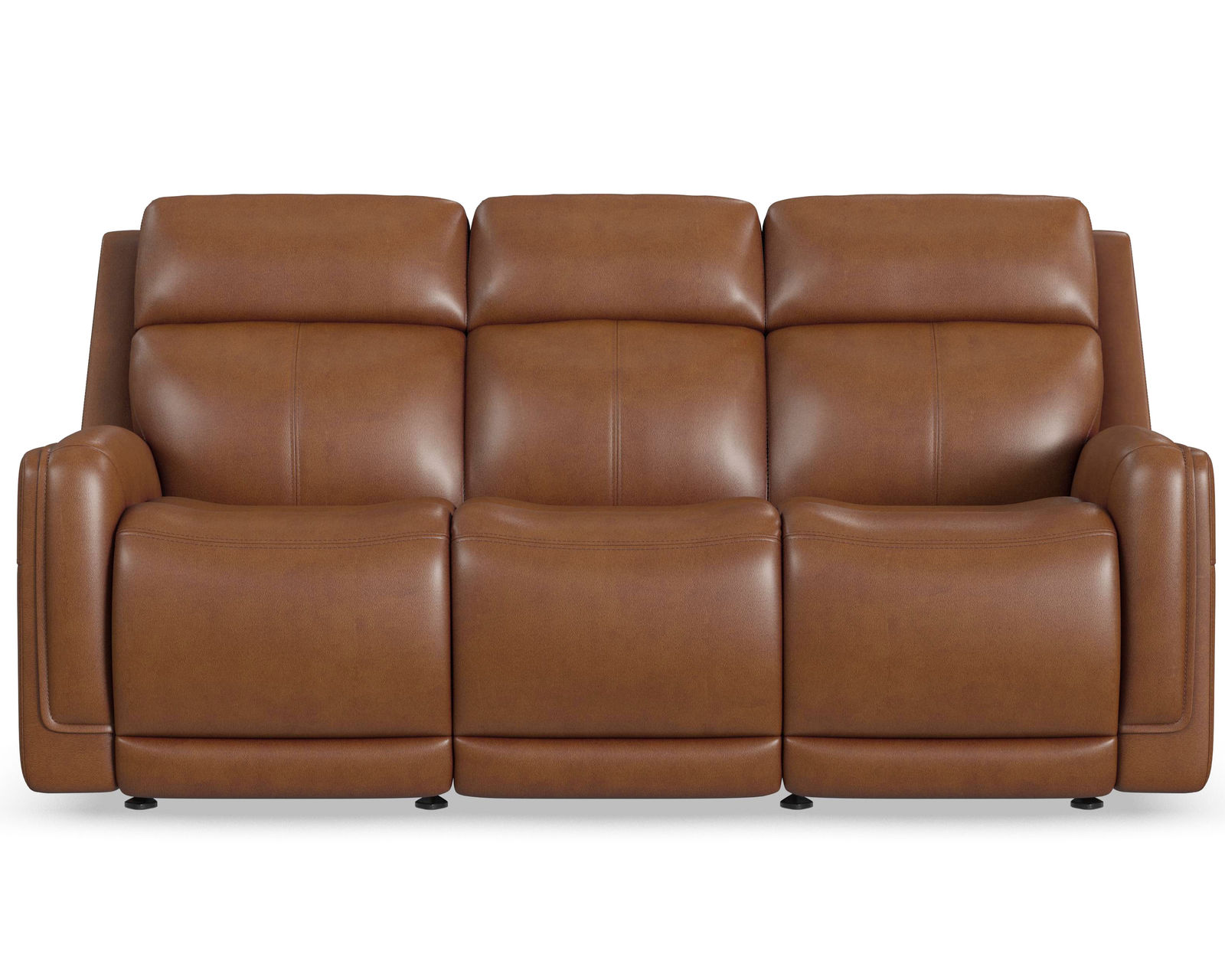 Alister 71" Leather Power Gliding Loveseat with Console, Power Headrests & Lumbar (+3 colors) in stock