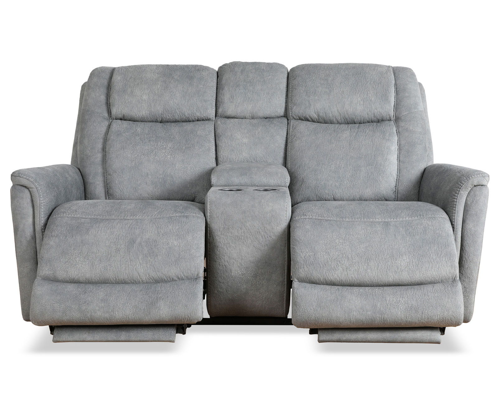Linus 83" Zero Gravity Power Headrest Power Reclining Sofa Gray (In stock - Fast shipping) - Linus Zero Gravity Power Headrest Power Reclining Console Loveseat