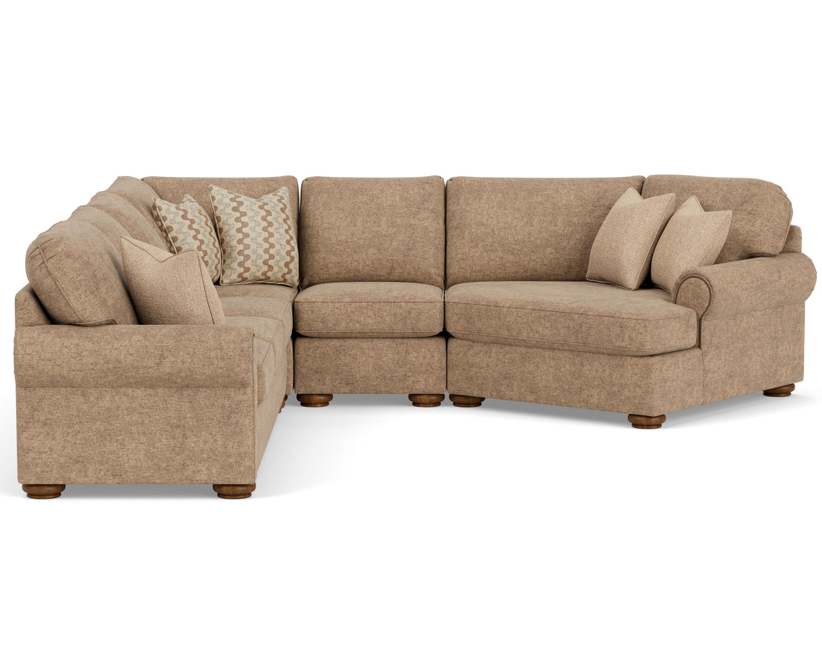 Preston 5536 Nailhead Sectional (100+ fabrics) 