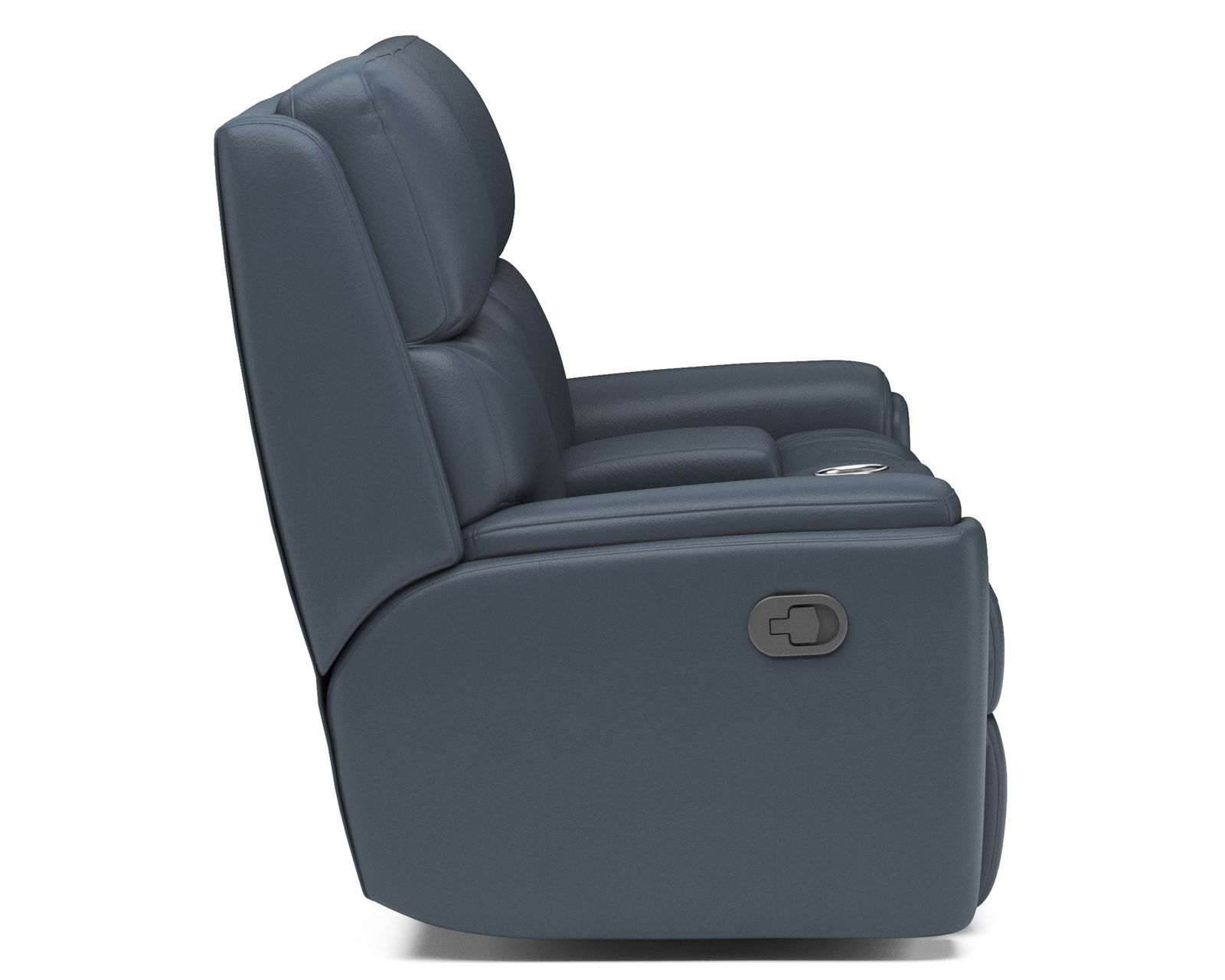 Rio 88" Leather Reclining Sofa (Colors Available) - High-density cushions consist of a high-resiliency, high-density polyurethane foam core