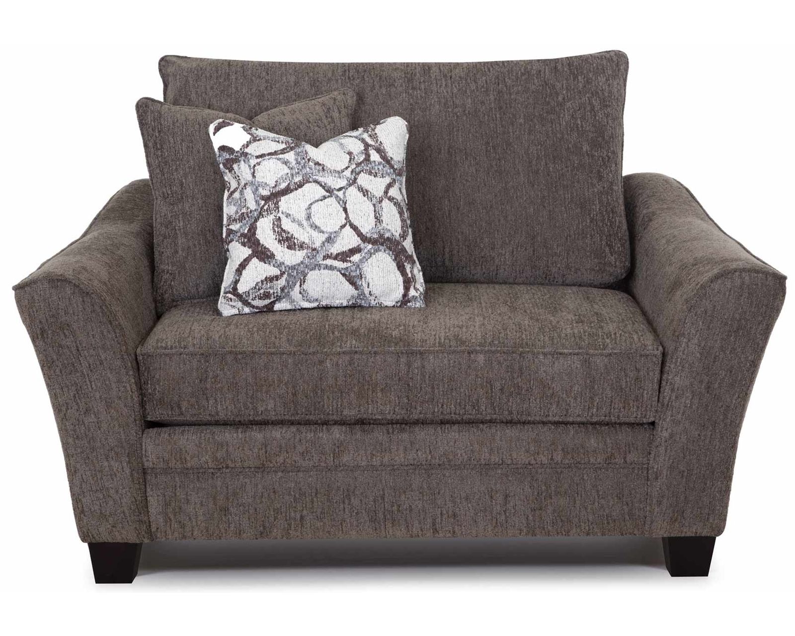 Tiffani 99" Sofa (Sophisticated Simplicity. Spacious Comfort. Effortlessly Livable) - Shown in Durable Polyester Fabric Color Java