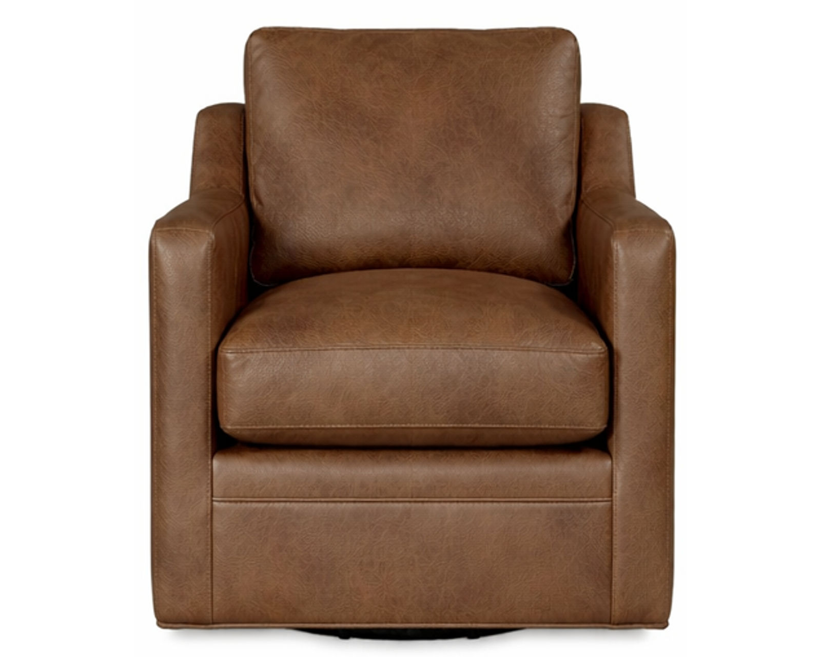 Bradington Young Melville 771 Conversation Sofa (12 leathers) 8-Way Hand Tie - Melville Swivel Chair 8-Way Hand Tie