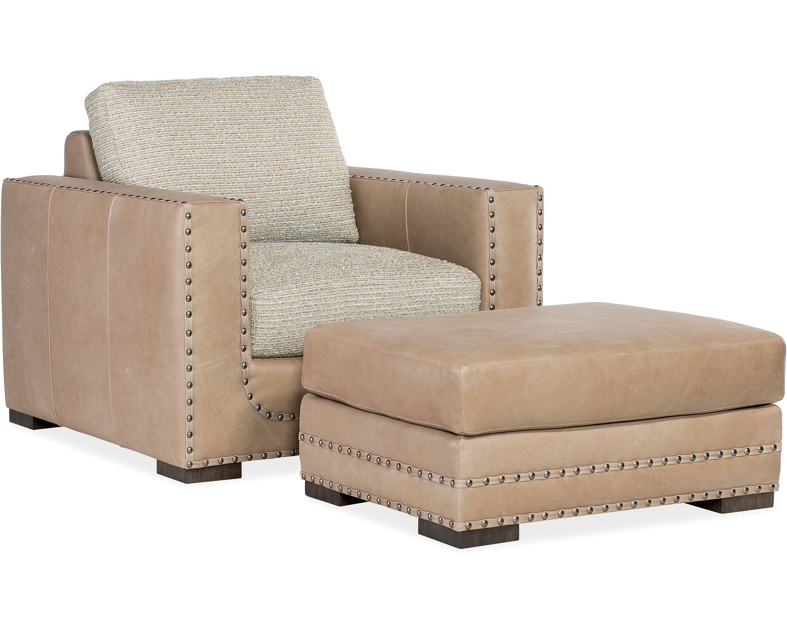 Bradington Young Kempton 631 Sofa (12 leathers) 8-Way Hand Tie - Kempton Stationary Chair 8-Way Hand Tie