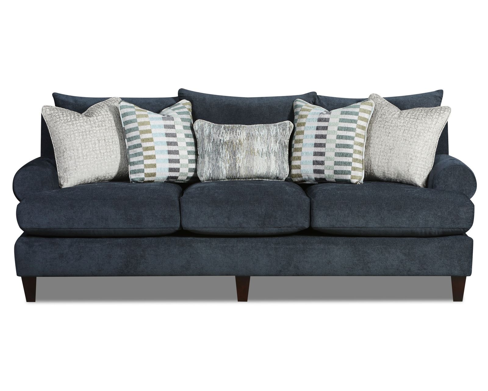 Elise Ink 98" Sofa - 7005-00KP (includes pillows)