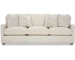 Alabaster LF7329 Leather and Fabric Sofa (92")