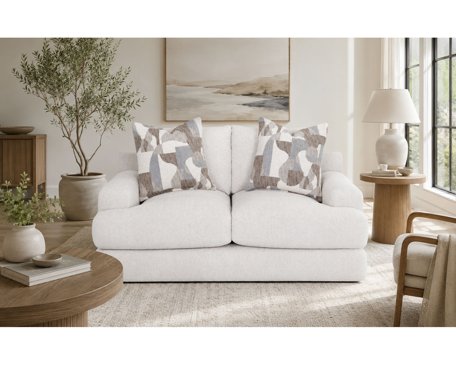Strada 98" Wide Seat Sofa (Oversized Comfort. Clean Modern Style) - A Designer Room. A Comfortable Price.