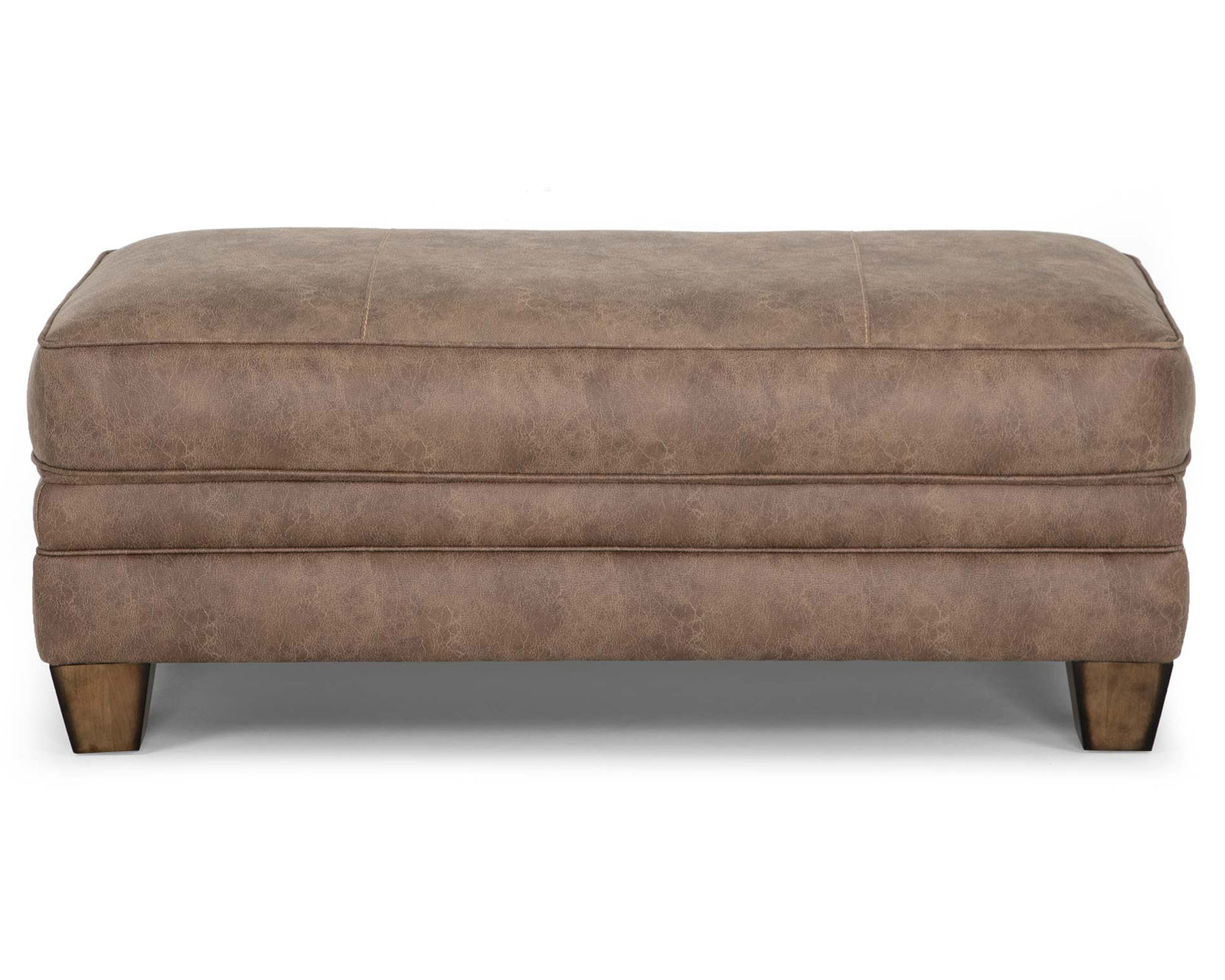 Sicily 101" Wide Sofa (The Look of Worn Leather. The Softness of Fabric) - Shown in Leather Like Fabric Hazelnut