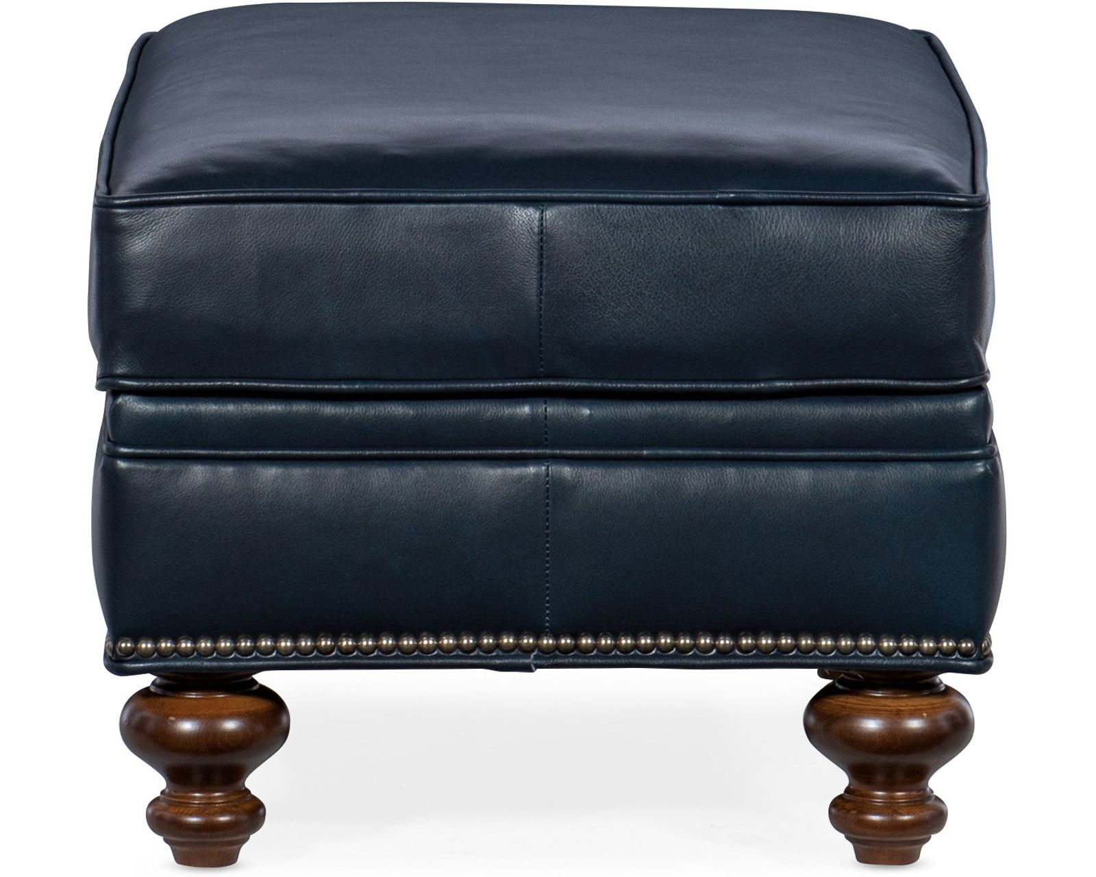 Bradington Young West Haven 759 Sofa (12 leathers) 8-Way Hand Tie - West Haven 19" x 26" Ottoman