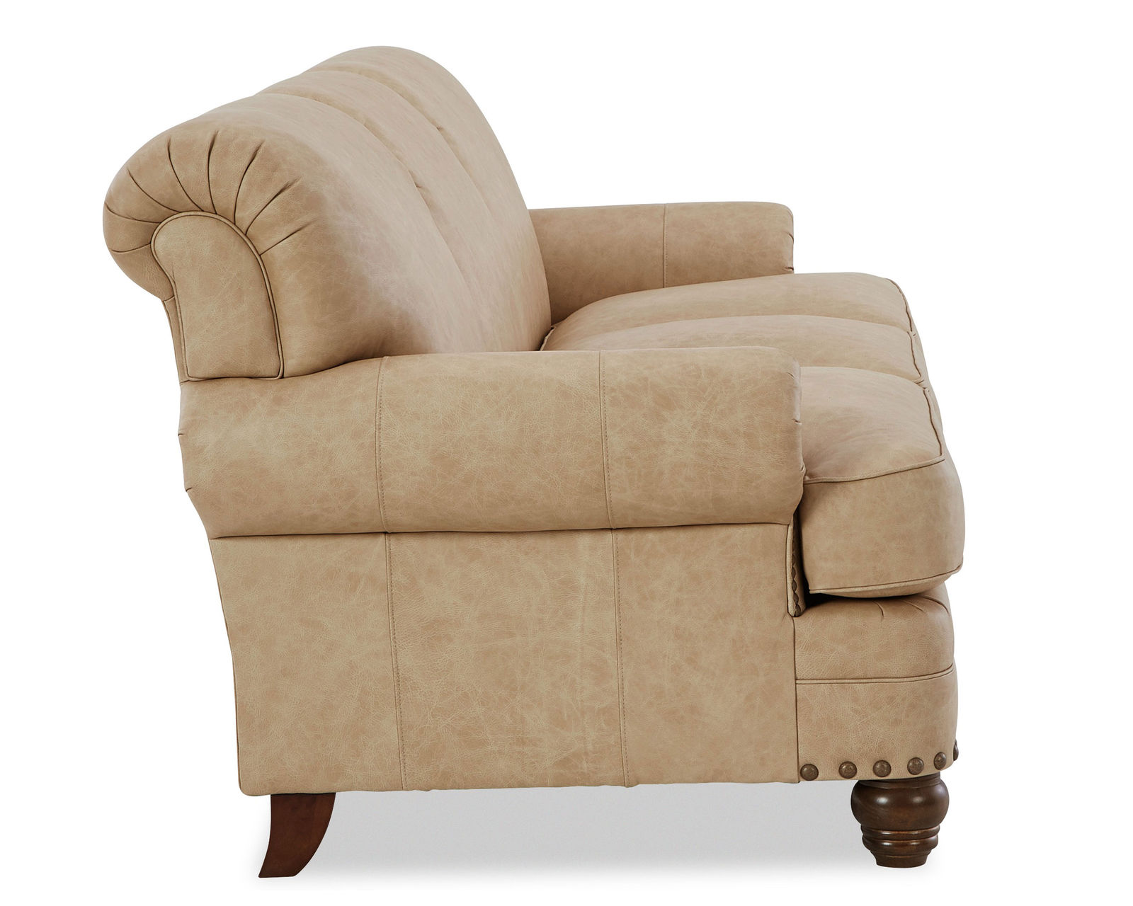 Bridgerton 88" Top Grain Leather Sofa (Leather choices) L728150BD - 2.0 density foam seat cushion (above industry standard-1.8)