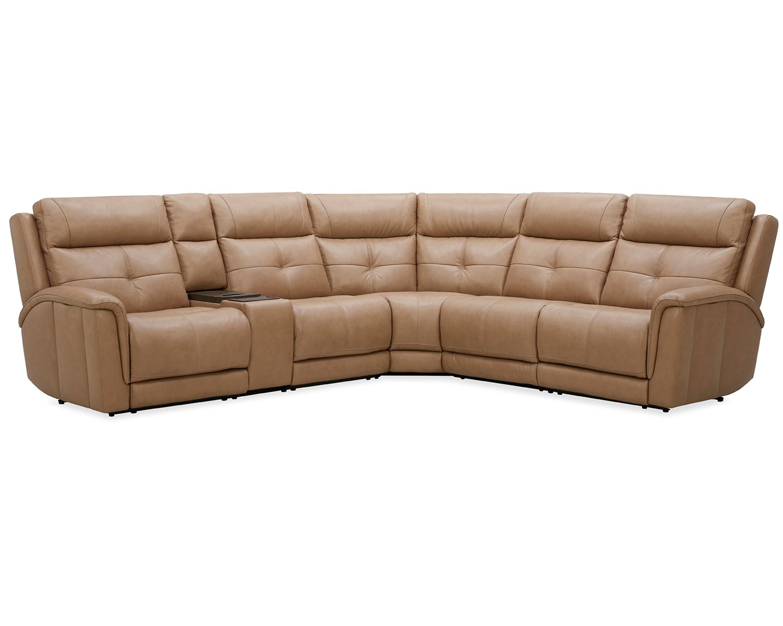 Ranger Zero Gravity Triple Power Reclining Sectional with Heat & Massage (2 colors) in stock - Layout A: Six Piece Sectional 131.5" x 118.5" (2 recliners)