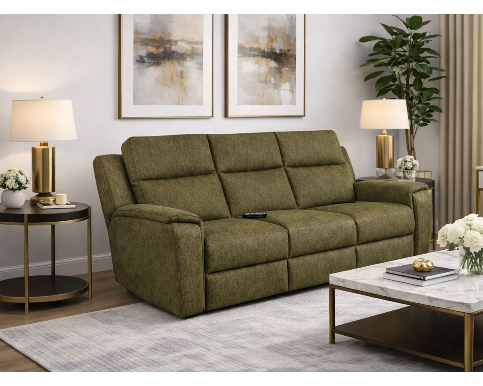 Drake 304 Dual Reclining Sofa with Zero Gravity (+100 fabrics and leathers) - Drake 95" Dual Reclining Zero Gravity Sofa