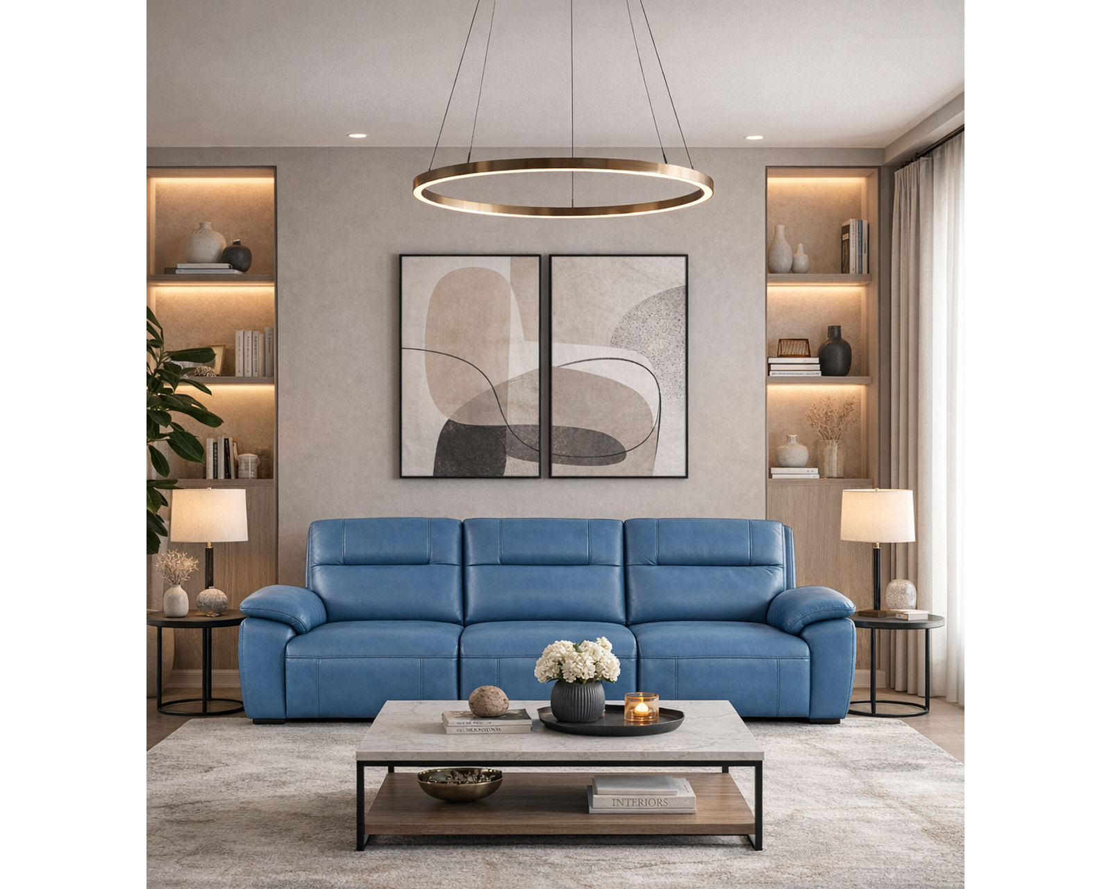 Rowan Reclining Sofa — Available in Standard & Wide Cushions, 140+ Leather Options, and 83", 85", or 114" Widths - Endless Custom Options. One Perfect Fit.