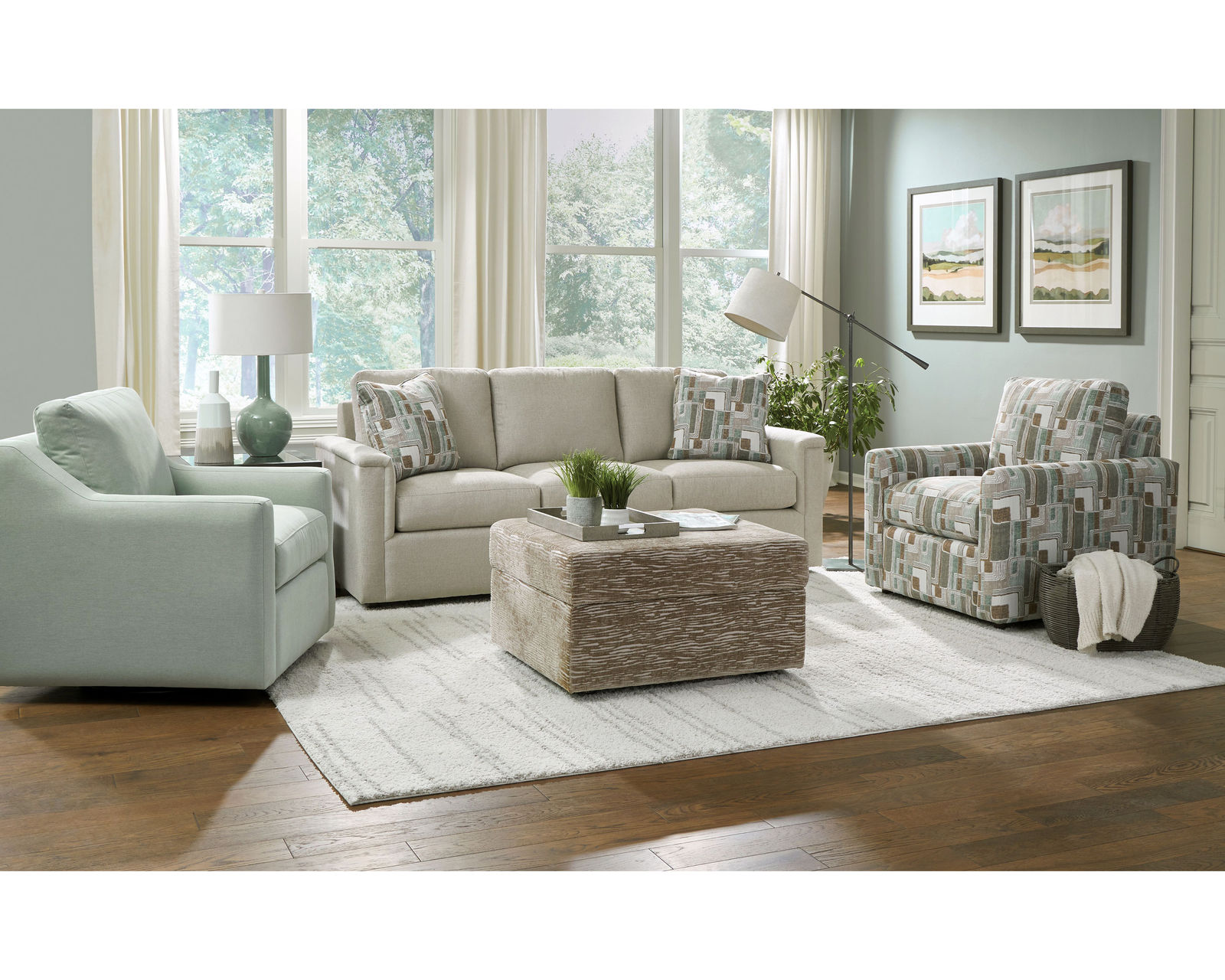 Alameda 7390 Sofa 84" (+100 performance fabrics) - Premium quality starts on the inside!