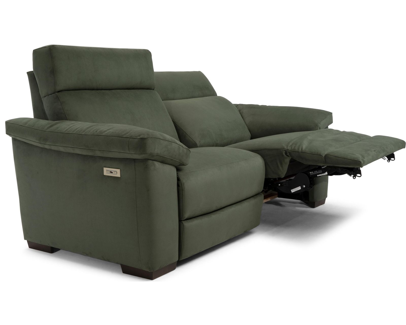 Estremo C126 Power Headrest Power Reclining Sofa 77" or 88" (+40 fabrics) - Estremo 77" Power Headrest Power Reclining Sofa (two cushions)